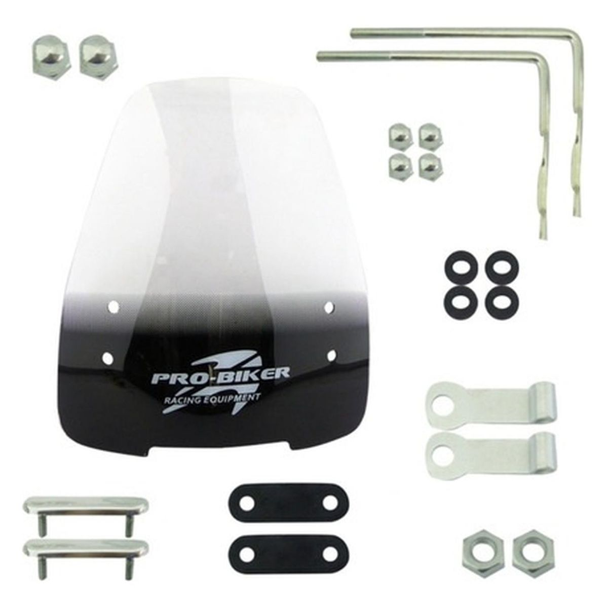 GENERICO - Parabrisas Para Moto / Bicimoto / Vespa / Scooter Universal