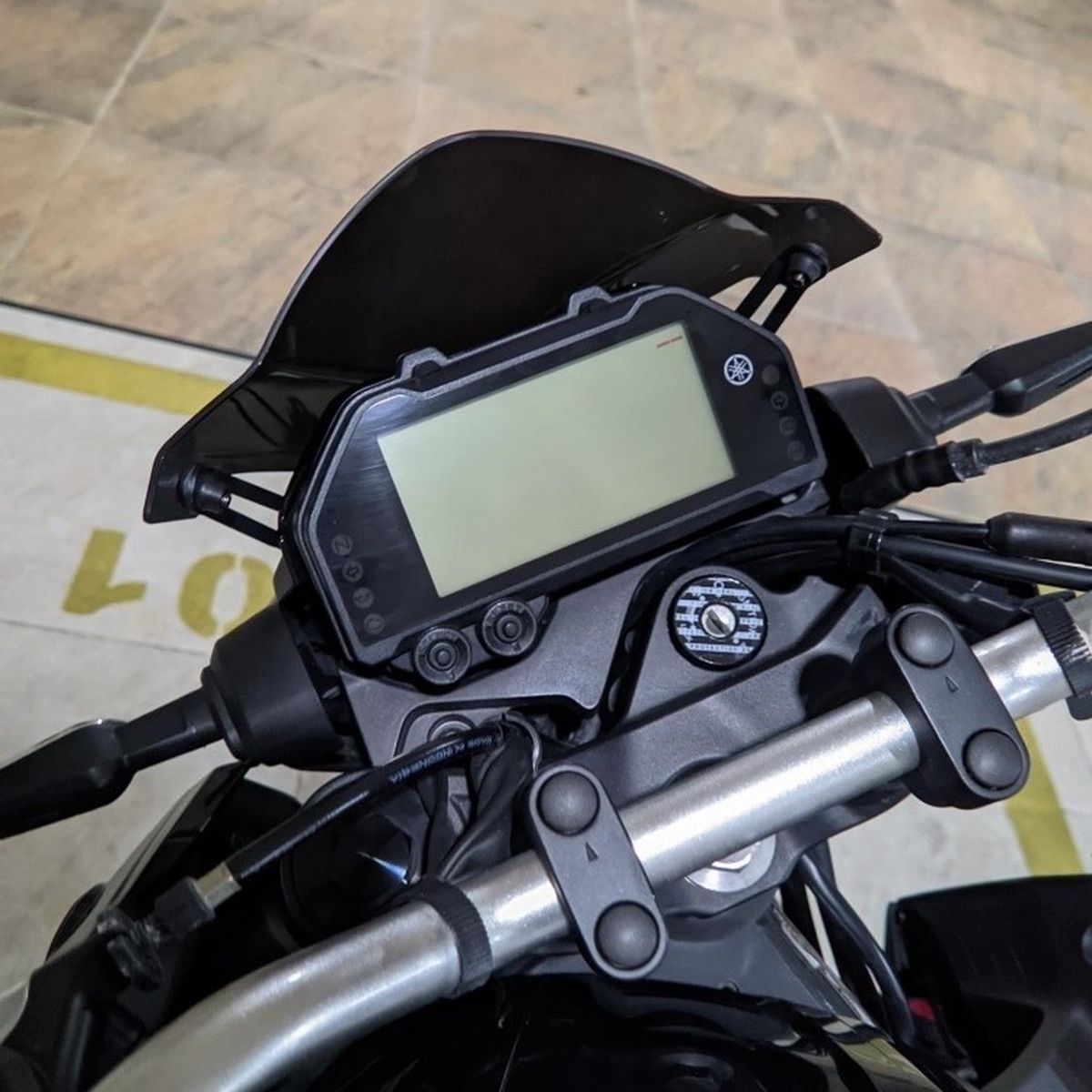 GENERICO - Cúpula / Parabrisas Para Moto Yamaha Mt 03a 2020+ - Turquesa