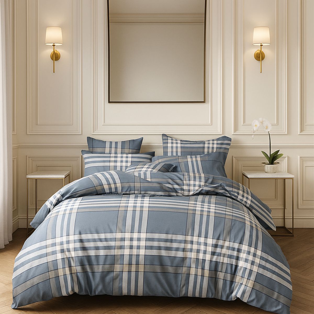 ARMONIA - Sábana 1½ 800 Hilos Diseño Americano 839I 7EF