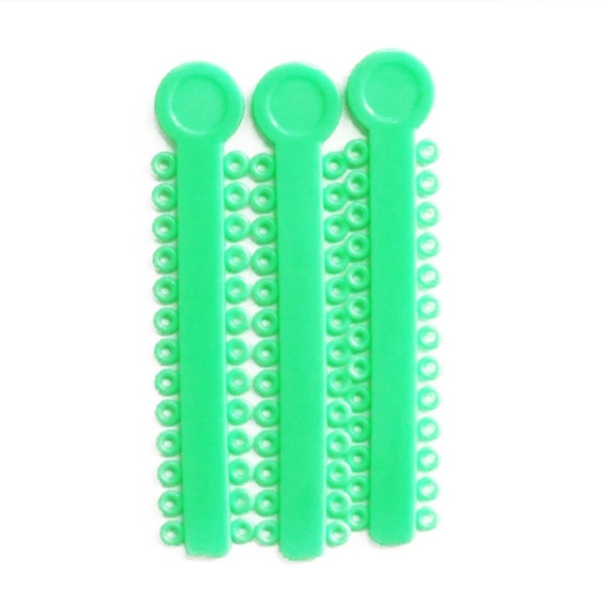 GENERICO - Pack Bandas Ligaduras Elásticos Ortodoncia Verde