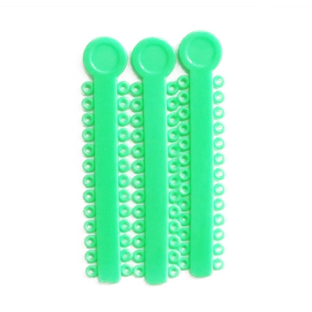 GENERICO - Pack Bandas Ligaduras Elásticos Ortodoncia Verde