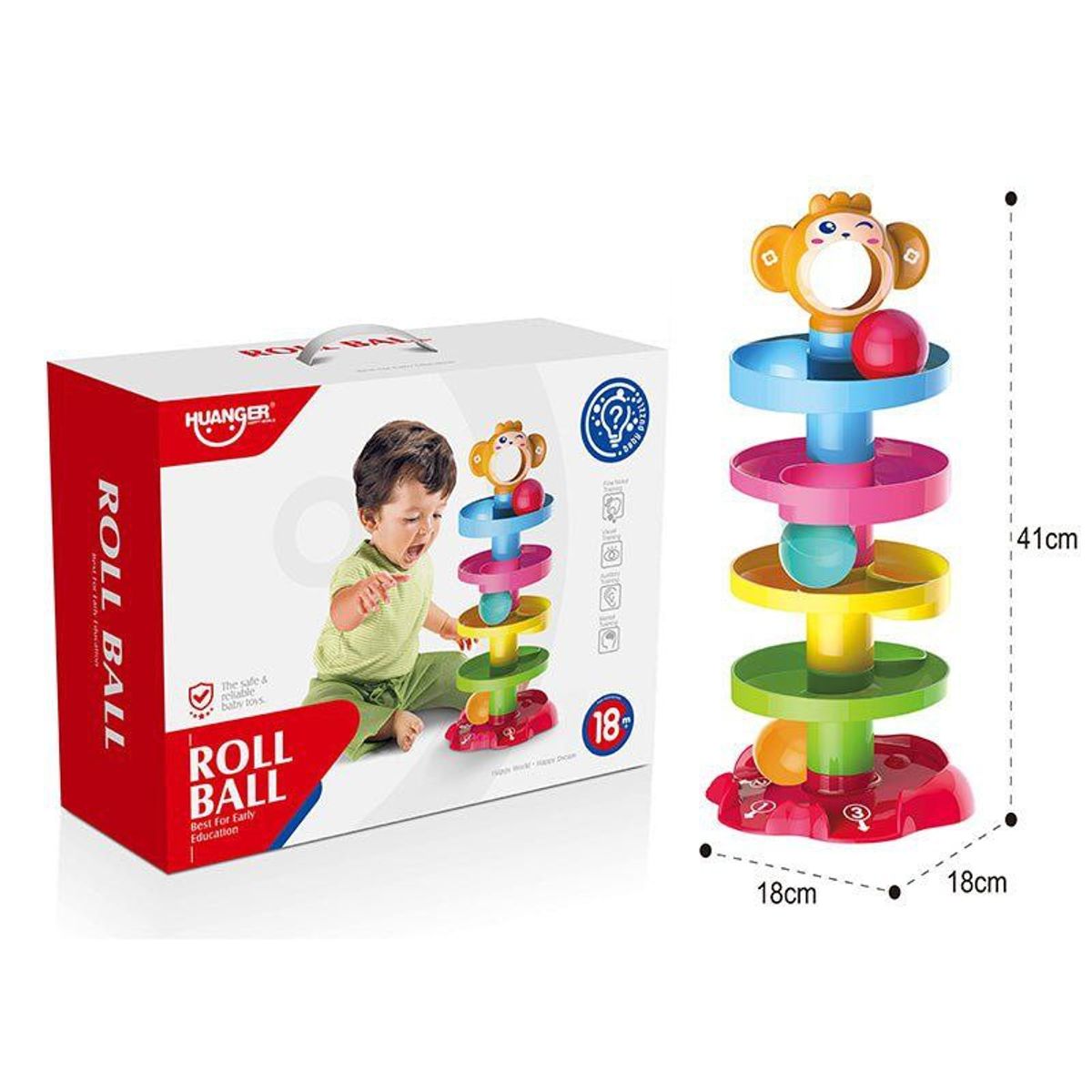 GENERICO - Juguete Didáctico Pelota Giratorio Para Bebé