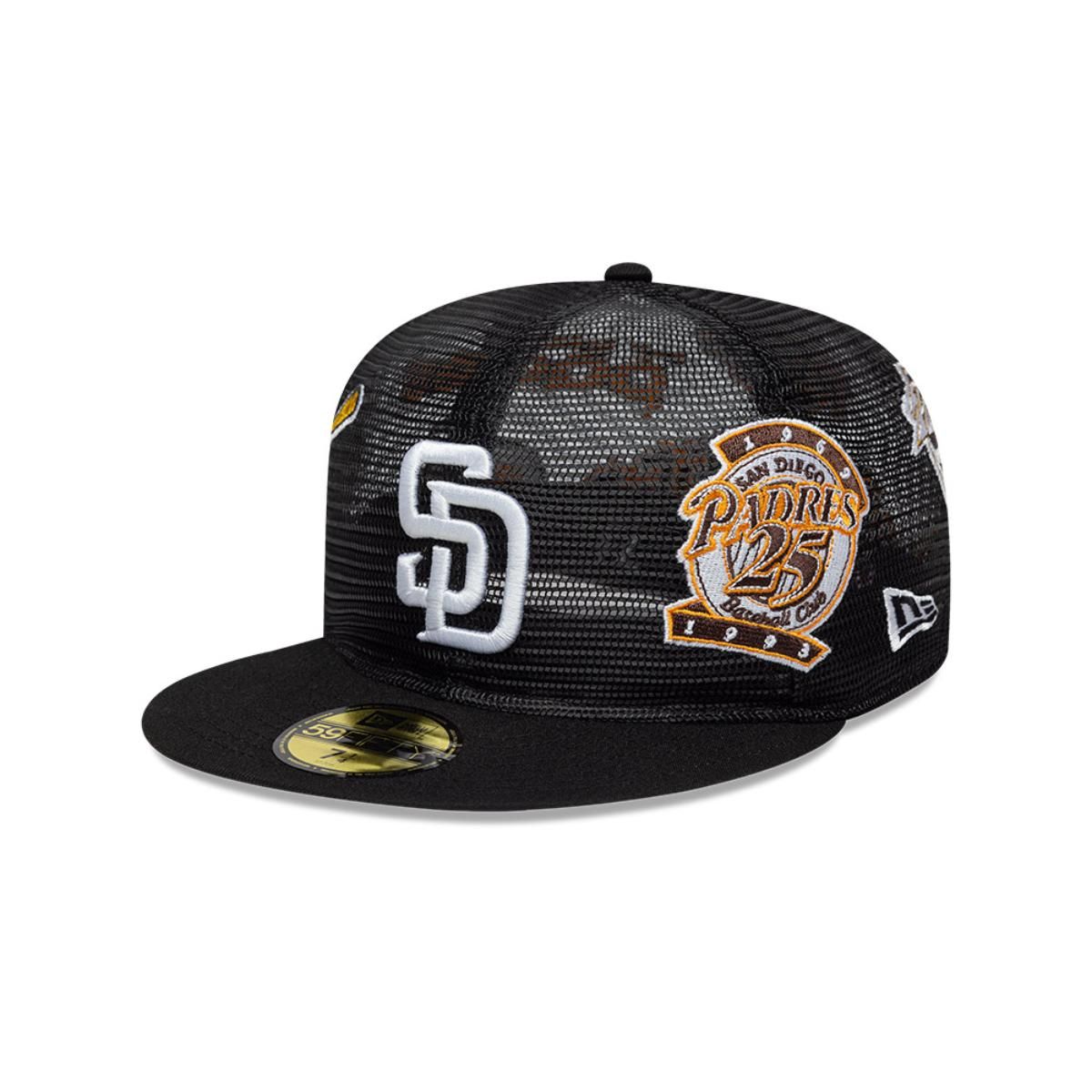 NEW ERA - Gorra 59Fifty San Diego Padres Aop Mesh Black