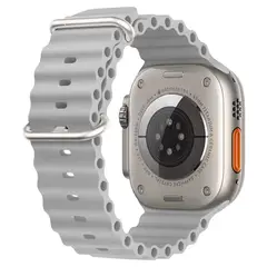 KBOD - Correa de Silicona Sport Para Apple Watch De 42 A 49mm Gris