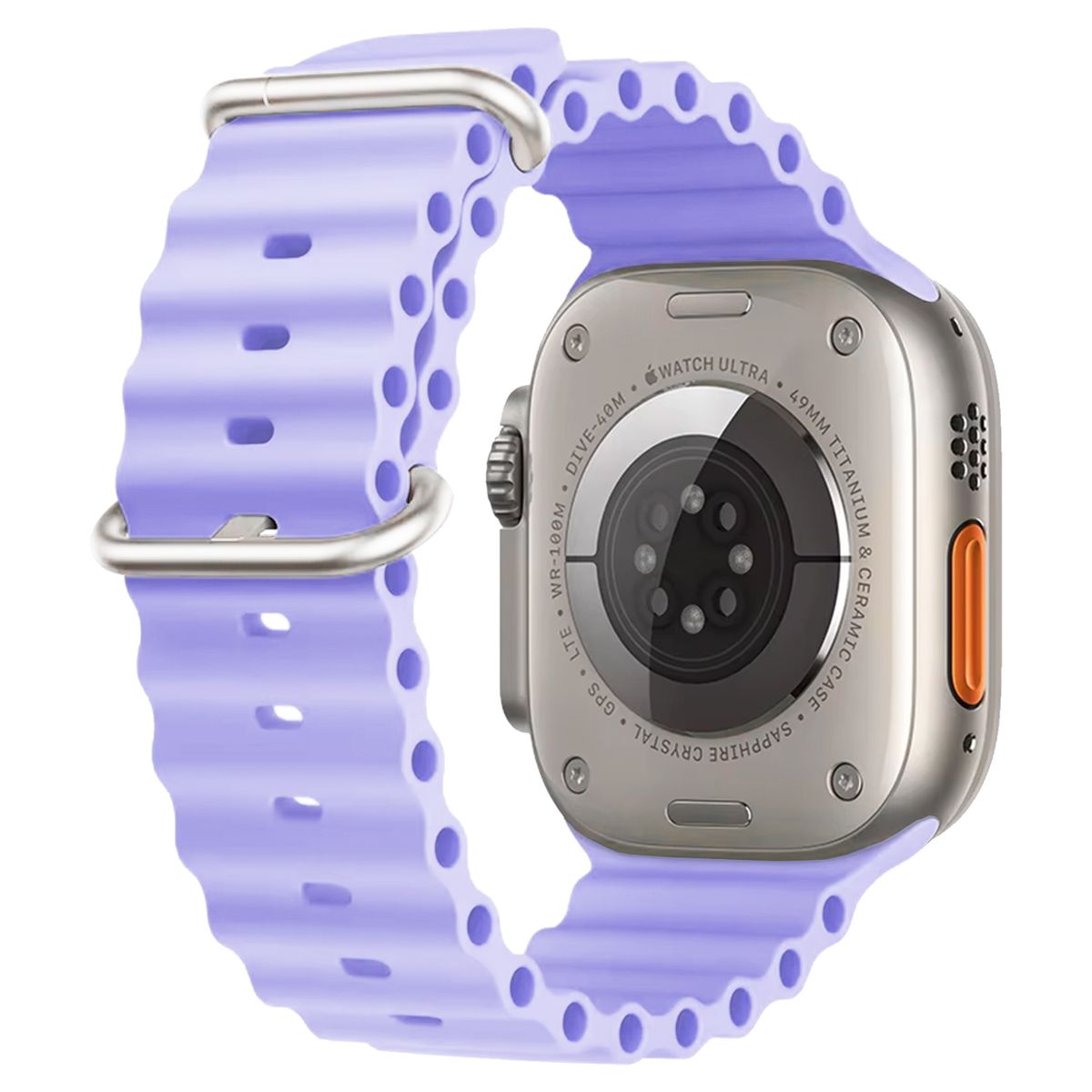 KBOD - Correa de Silicona Sport Para Apple Watch Kbod De 42 A 49mm Lila