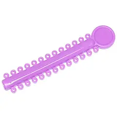 GENERICO - Pack Bandas Ligaduras Elásticos Ortodoncia De Morado