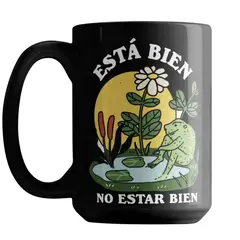 SM - Taza Está Bien No Estar Bien Diseño Motivacional y Cute