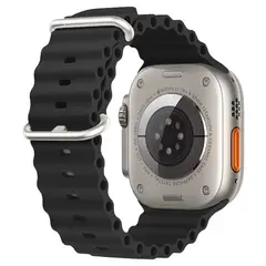 KBOD - Correa de Silicona Sport Para Apple Watch De 42 A 49mm Negro