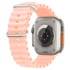 KBOD - Correa de Silicona Sport Para Apple Watch De 42 A 49mm Rosa