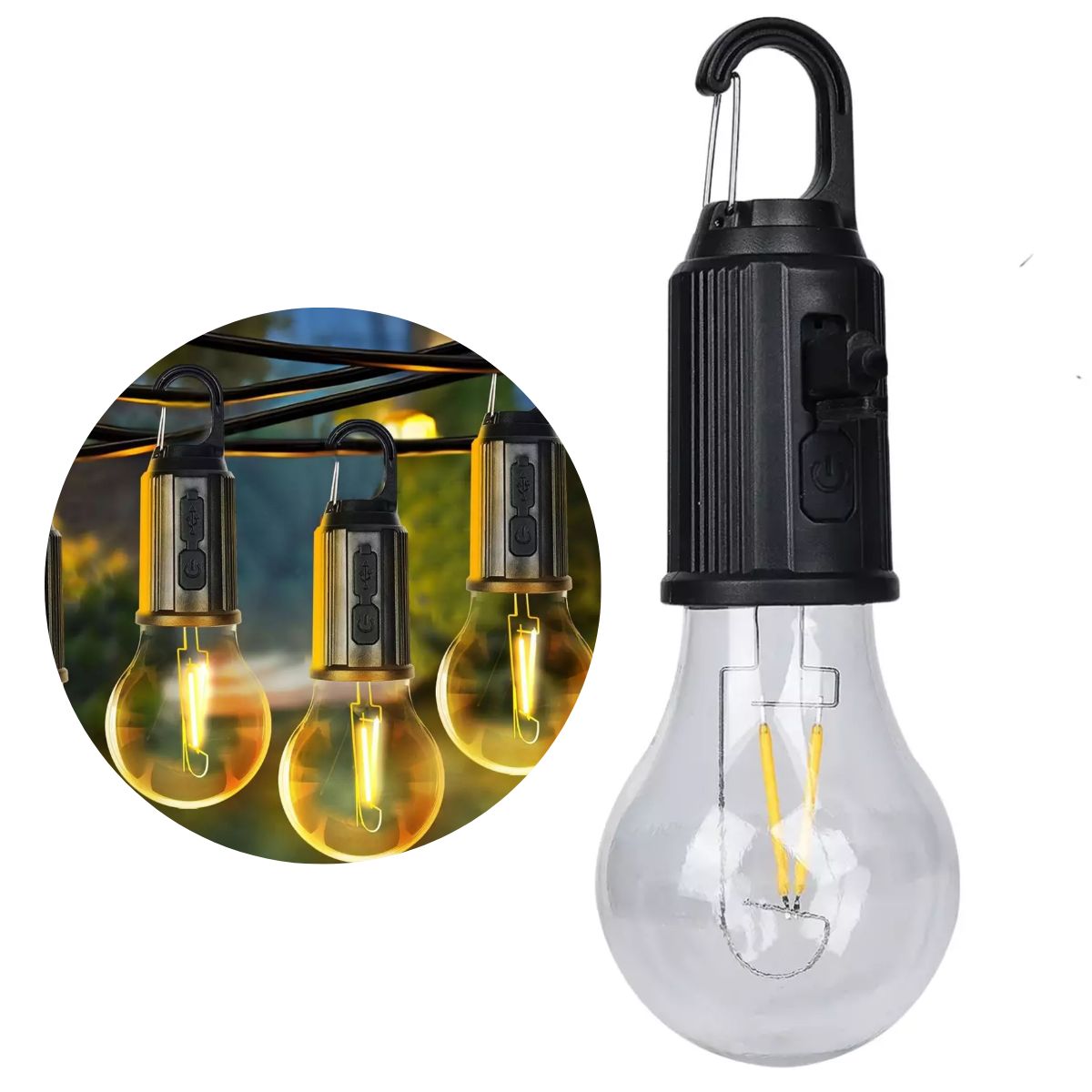 Ampolleta A Pila Para Emergencia O Camping Luz Cálida, marca GENERICO - Foto Principal