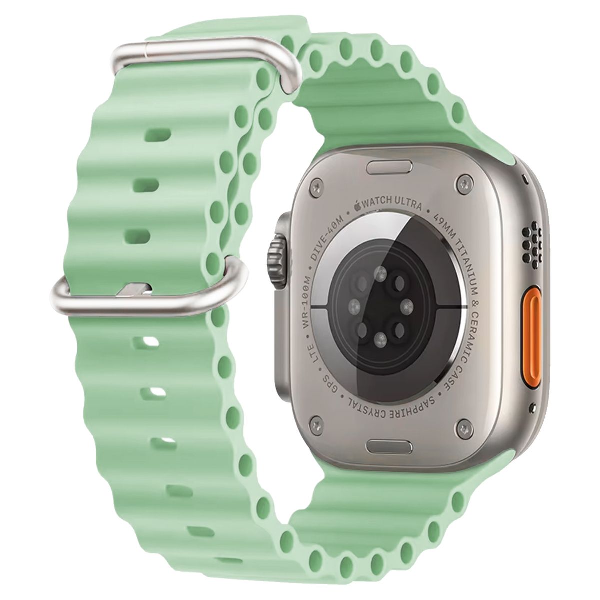 KBOD - Correa de Silicona Sport Para Apple Watch Kbod De 42 A 49mm Verde Agua