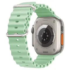 KBOD - Correa de Silicona Sport Para Apple Watch De 42 A 49mm Verde Agua