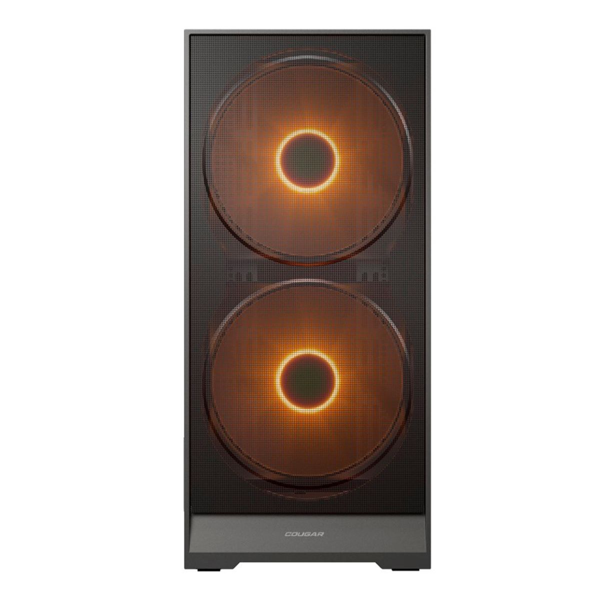 COUGAR - Gabinete Gamer Cougar Airface 180 Black 3 ventiladores incluidos