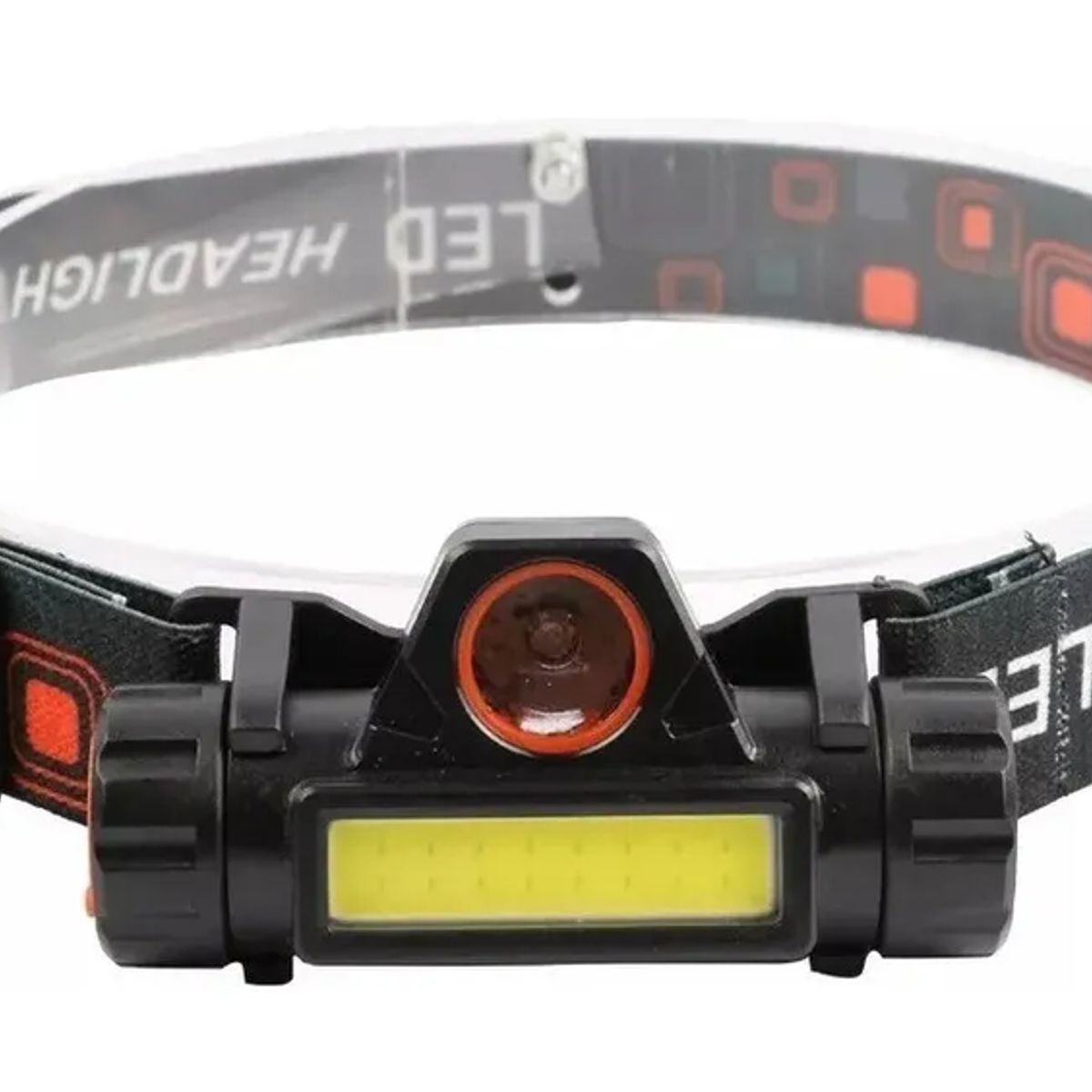 GENERICO - Linterna Cabeza Usb Led Cintillo Ciclismo Outdoor Trekking Luz Led Cob Recargable