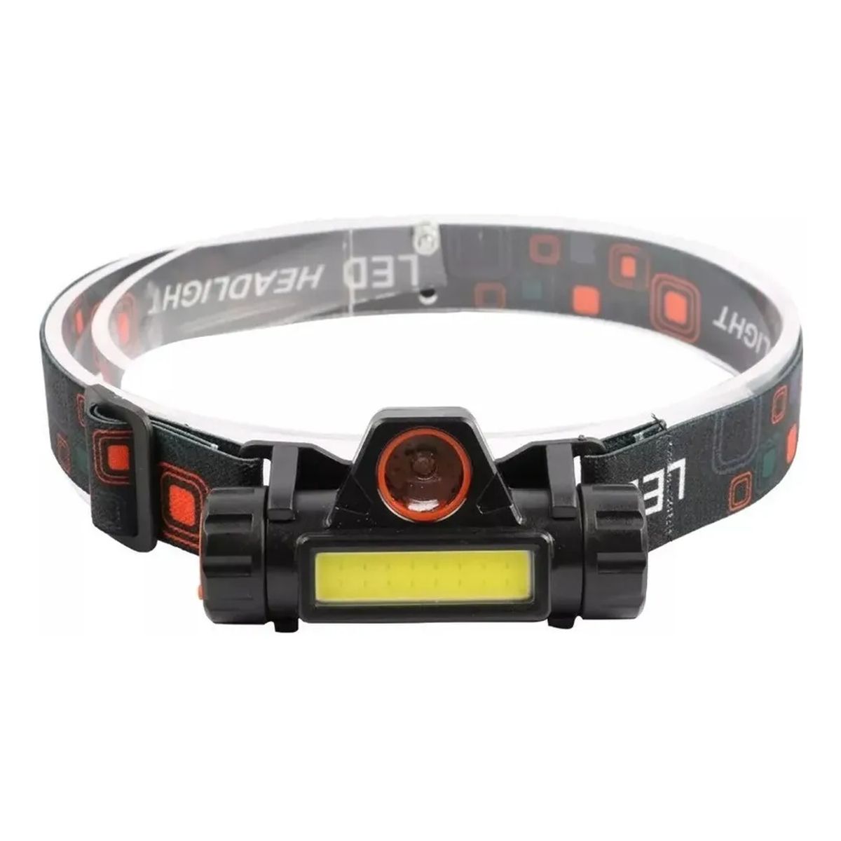 GENERICO - Linterna Cabeza Usb Led Cintillo Ciclismo Outdoor Trekking Luz Led Cob Recargable