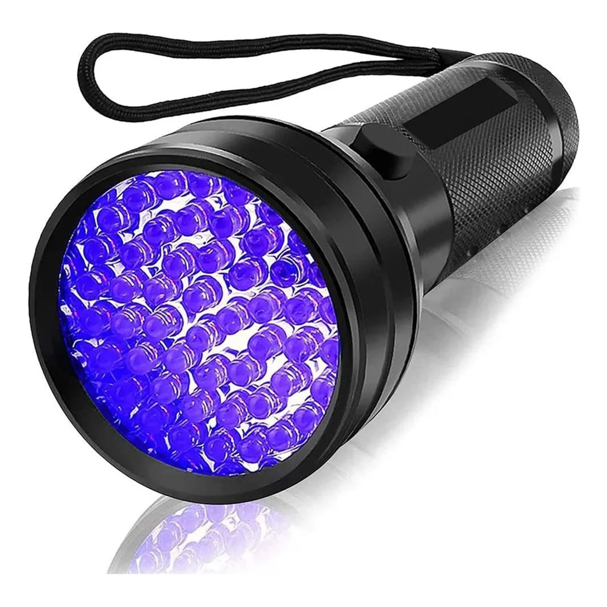 GENERICO - Lampara Uv Ultravioleta Detector De Orina Linterna 51 Leds Color de la linterna Negro Color de la luz Violeta
