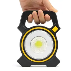 GENERICO - Pack 3 Linterna Foco Led Solar Recargable Para Camping Usb Color De La Linterna Jy-819 Color De La Luz Blanco
