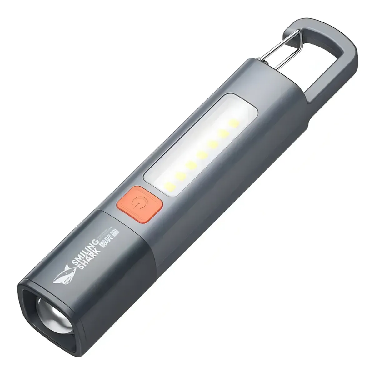 GENERICO - Linterna Lampara Colgable Camping Recargable Telescopico Ipx Linterna Gris Luz Blanco