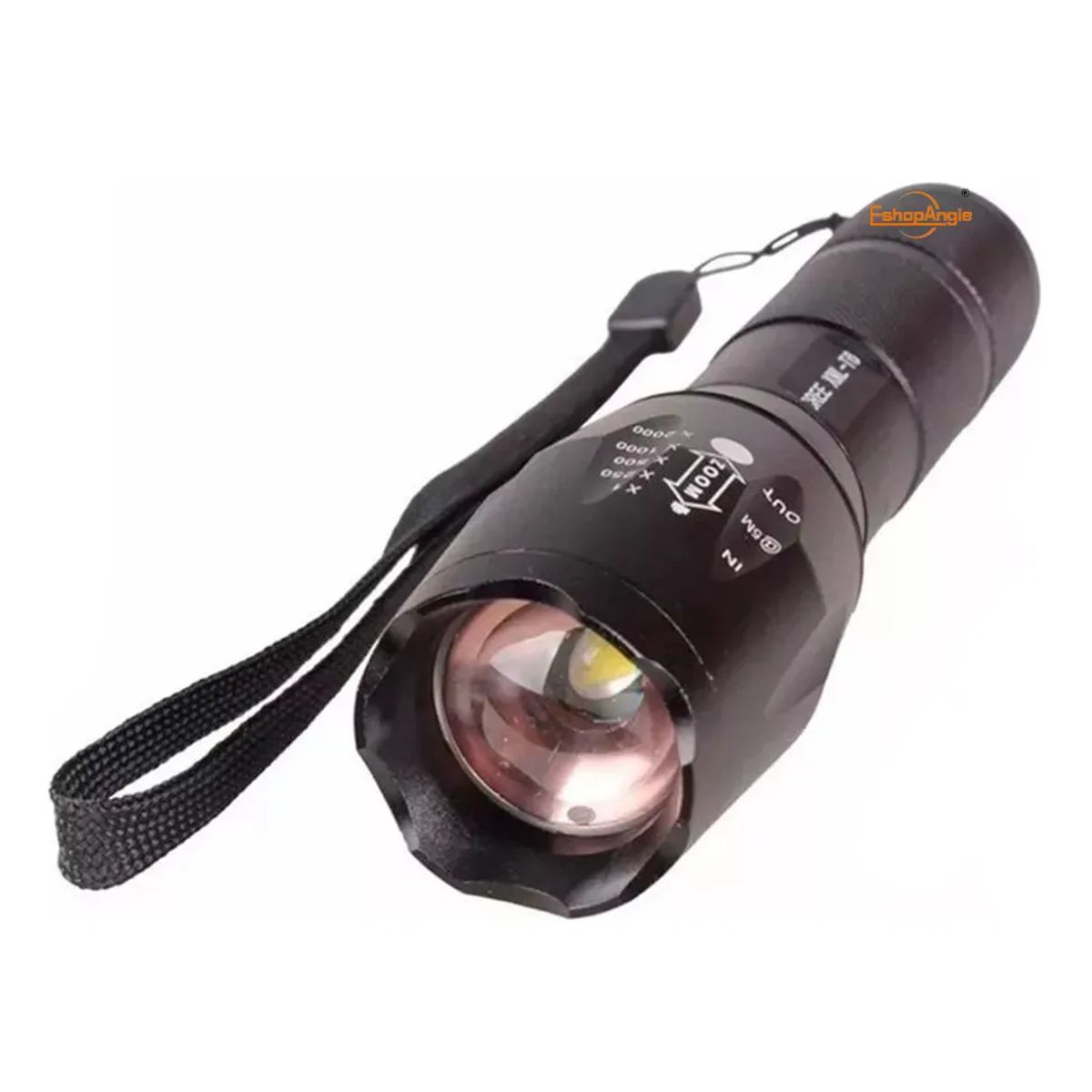 GENERICO - Linterna Táctica Recargable Zoom T6 6000 Lm Eshopangie