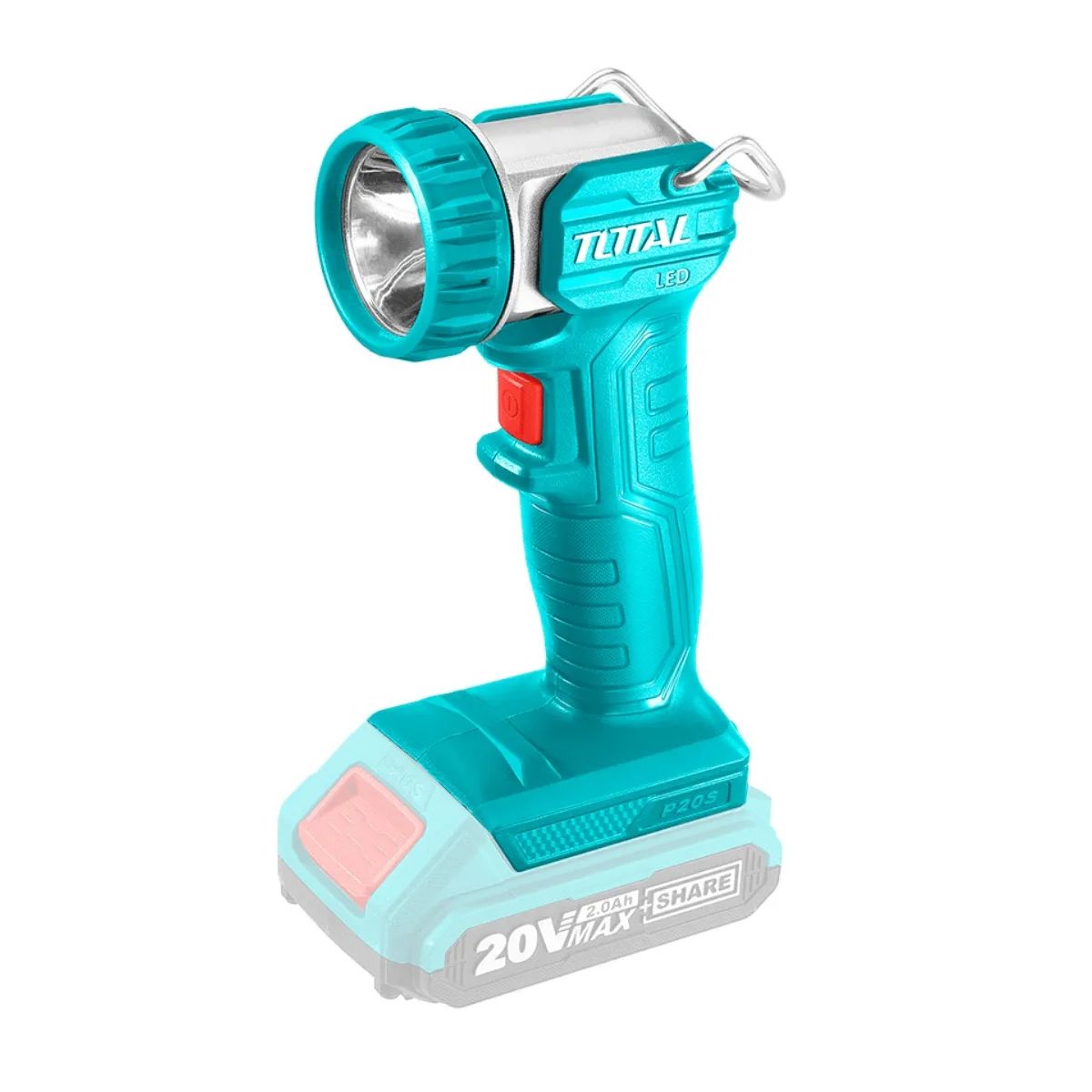 GENERICO - Linterna Inalámbrica Luz De Trabajo 20v Sin Bateria Total