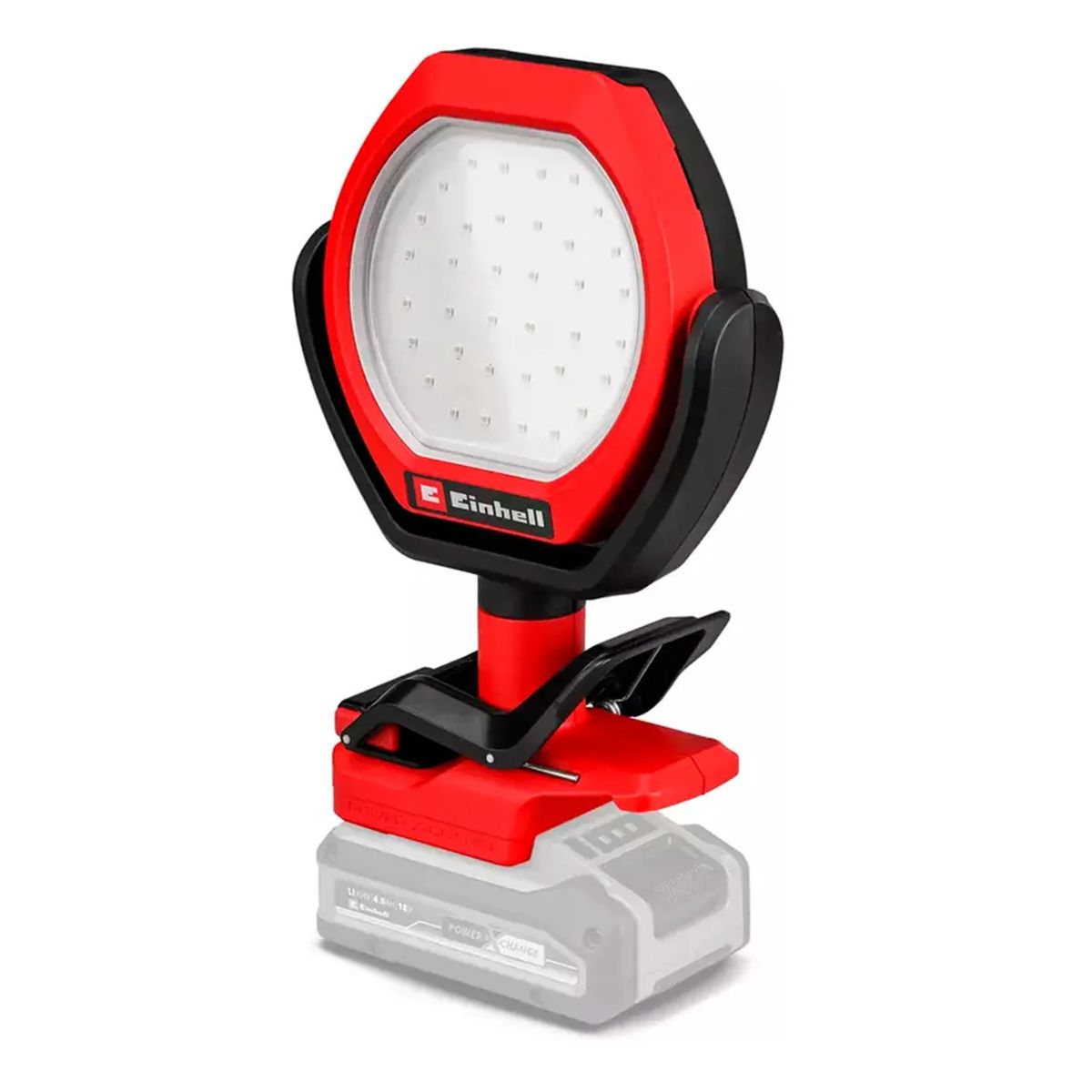 GENERICO - Lampara De Exterior Inal Einhell Gc-ol 181500 Li - Sin Bat Blanco Rojo