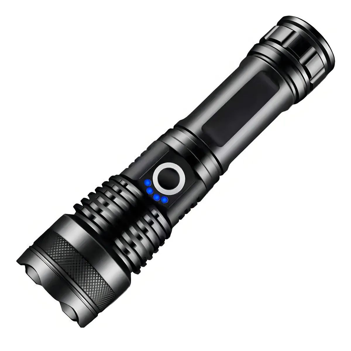 GENERICO - Potente Linterna Tactica Militar Usb P90 Linternas Camping Color de la luz Negro