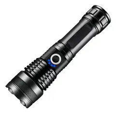 GENERICO - Potente Linterna Tactica Militar Usb P90 Linternas Camping Color de la luz Negro