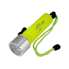 GENERICO - Linterna Buceo Led Sumergible A 25 Metros De Profundidad Color de la linterna Amarilla Color de la luz Luz Fria