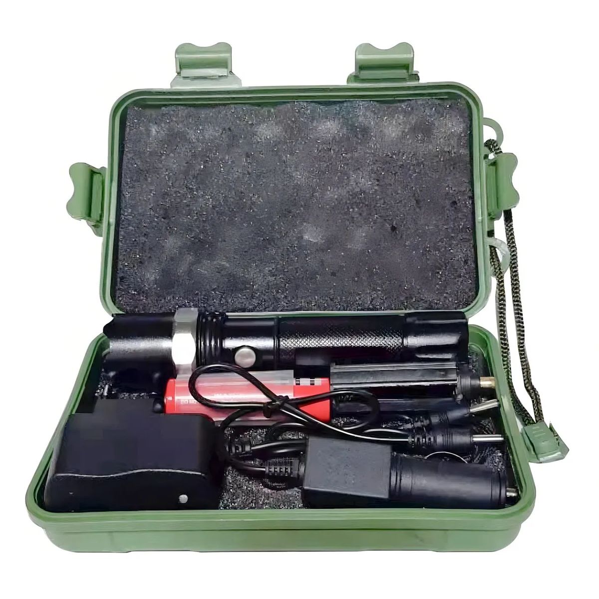 GENERICO - Linterna Led Táctica Zoom Swat Led Cree Recargable