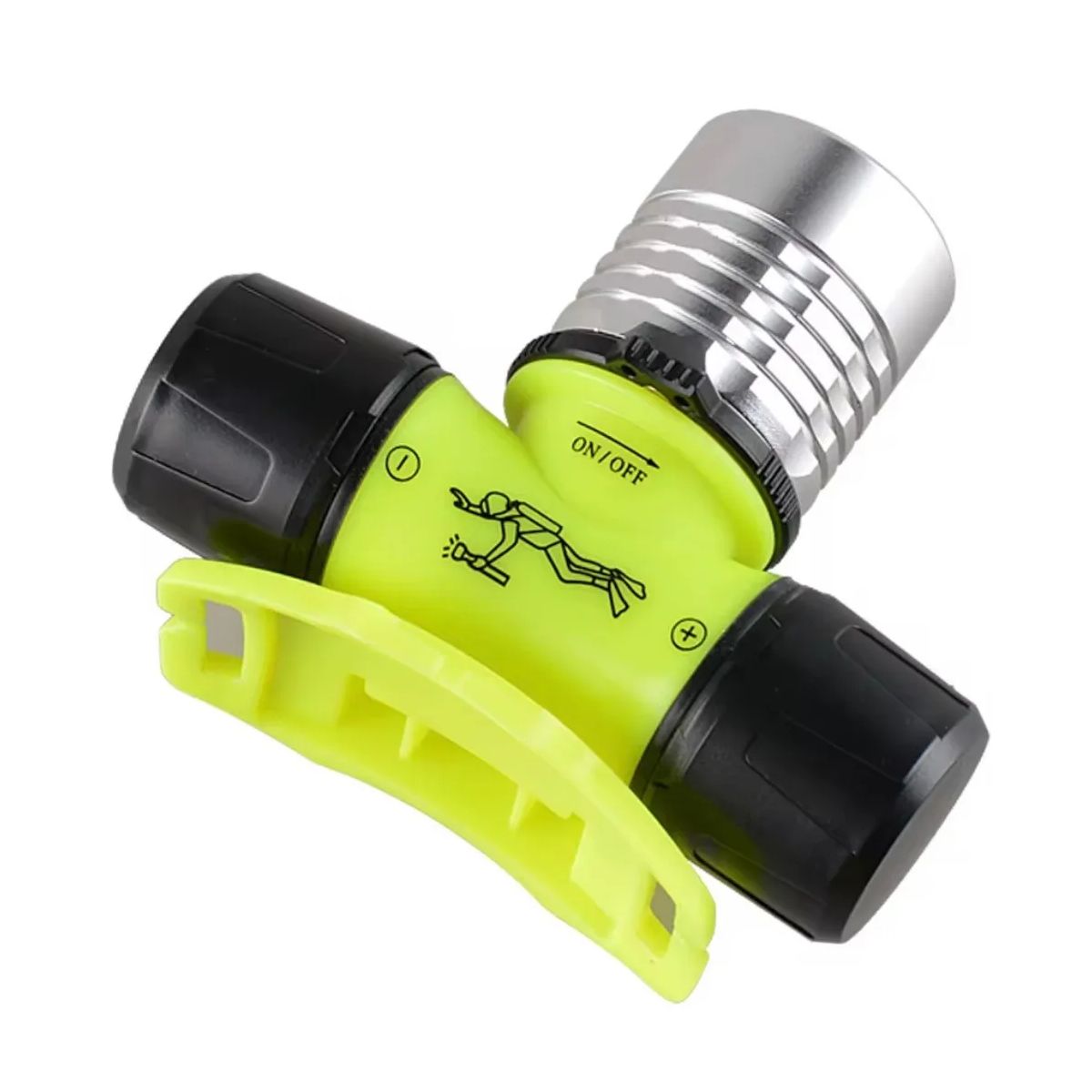 GENERICO - Faro De Buceo Whaitfire Subacuático 900 Lúmenes Antorcha De Blanco Amarillo