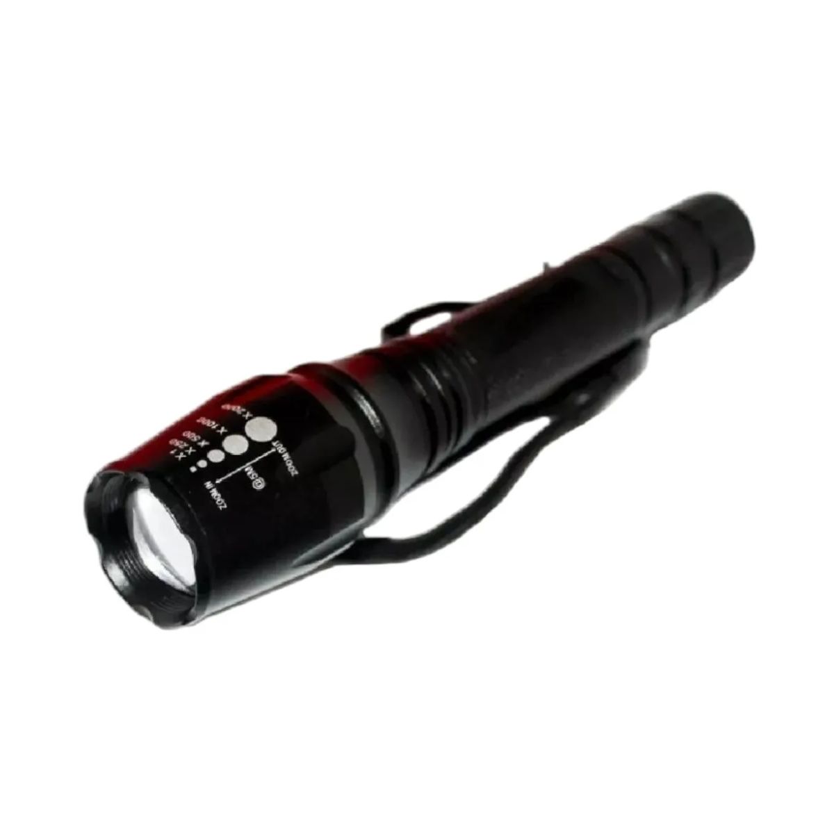 GENERICO - Foco Linterna Led Largo Alcance 600 Metros + Usb + Trípode Blanco Frio