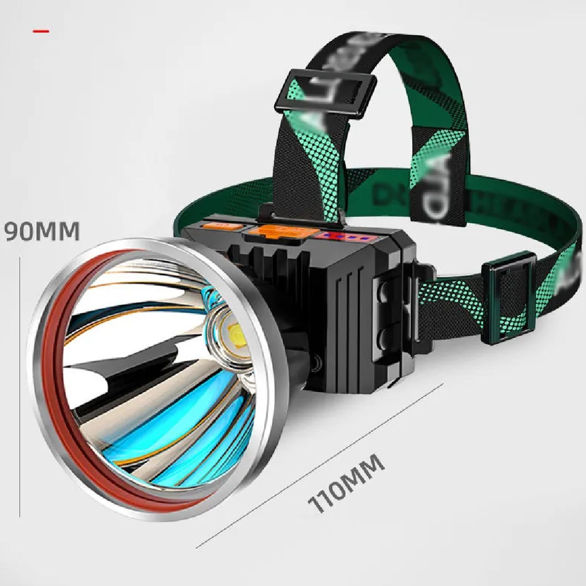 GENERICO - Lámpara Tipo Minero Recargable Y Potente De Cacería