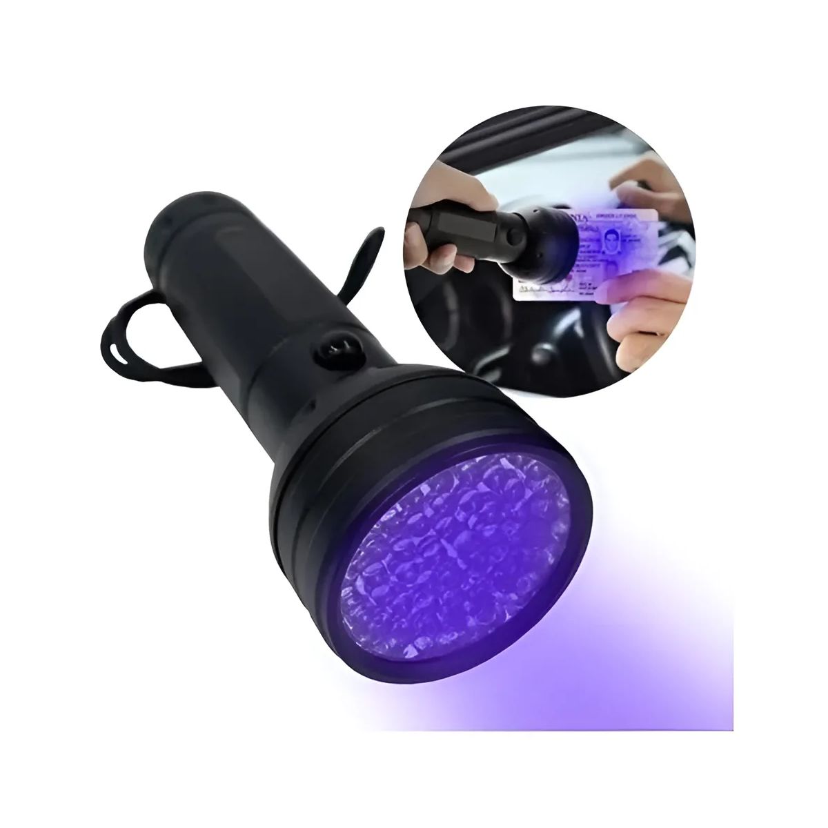 GENERICO - Linterna Ultravioleta 51 Led Uv Detectora Sustancias Lampara Rayos Ultravioleta