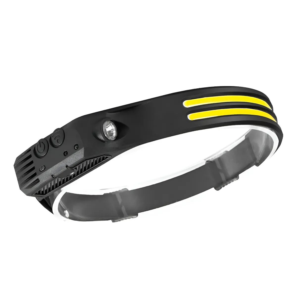 GENERICO - Linterna Frontal 2en1 Para Casco D Minero Con Sensor Luz Led