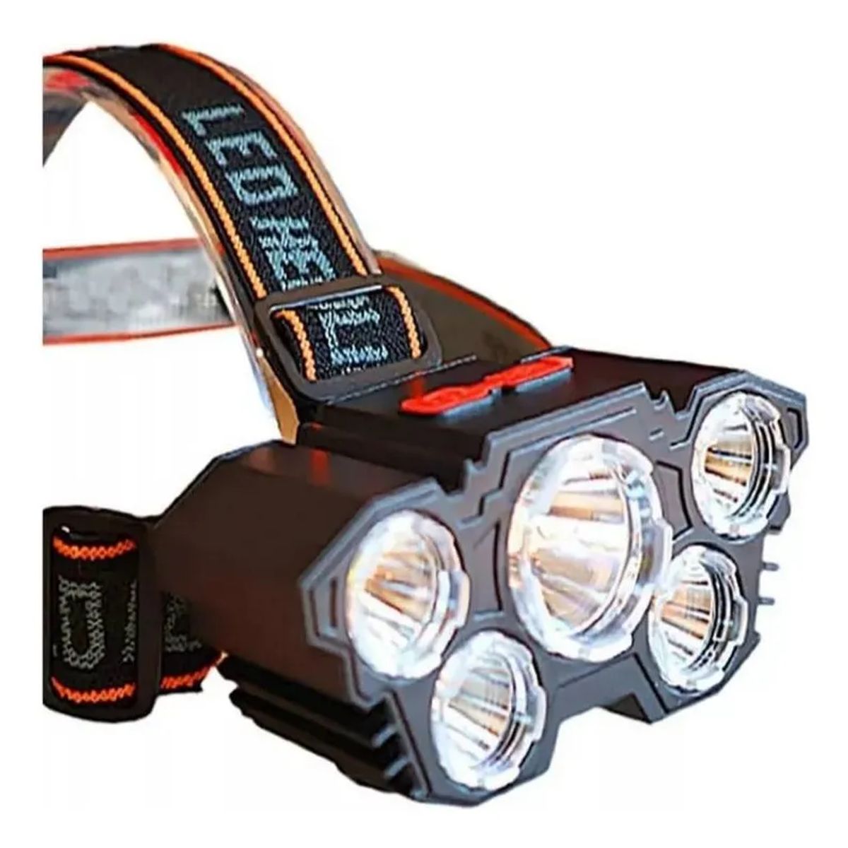 GENERICO - Linterna Frontal 7 Led Impermeable Recargable Usb Luz Negro