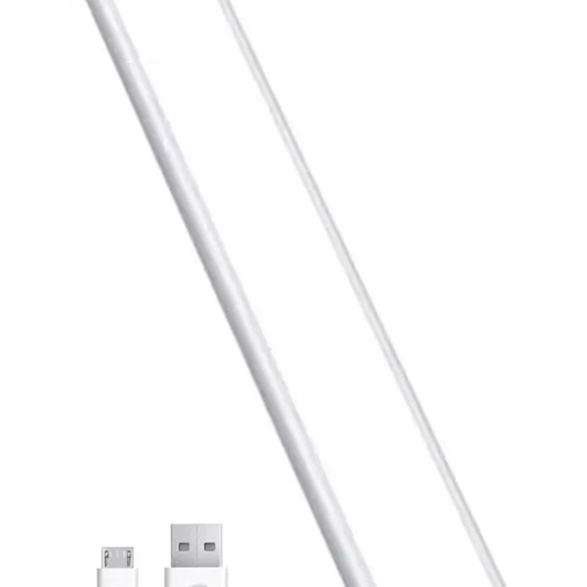 GENERICO - Barra De Luz Linterna Led 30cm + Sensor + Negro - Recargable Blanco Frio Blanco