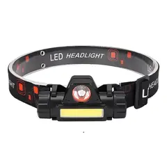 GENERICO - Linterna Cabezal Tipo Cintillo Recargable Led Usb Luz Blanca