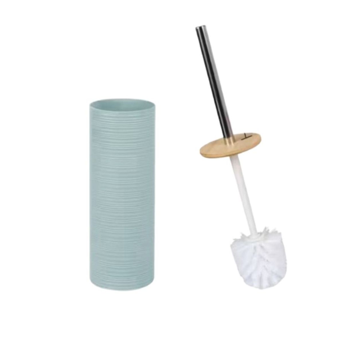 GENERICO - Cepillo De Baño Con Tapa De Bamboo 41x92 cm