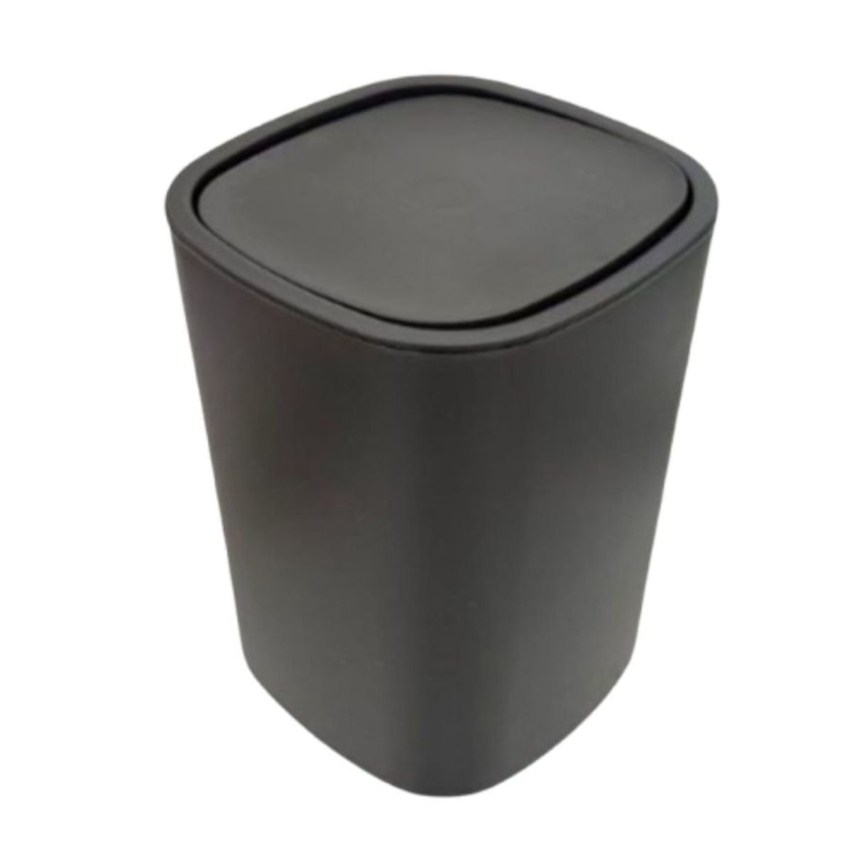 GENERICO - Cesto de Basura Negro 26x20 cm