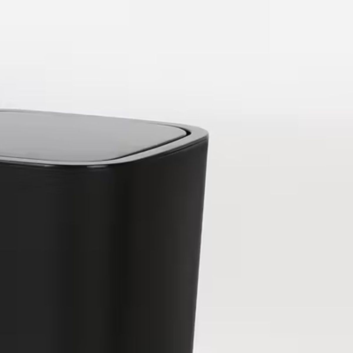 GENERICO - Cesto de Basura Negro 26x20 cm