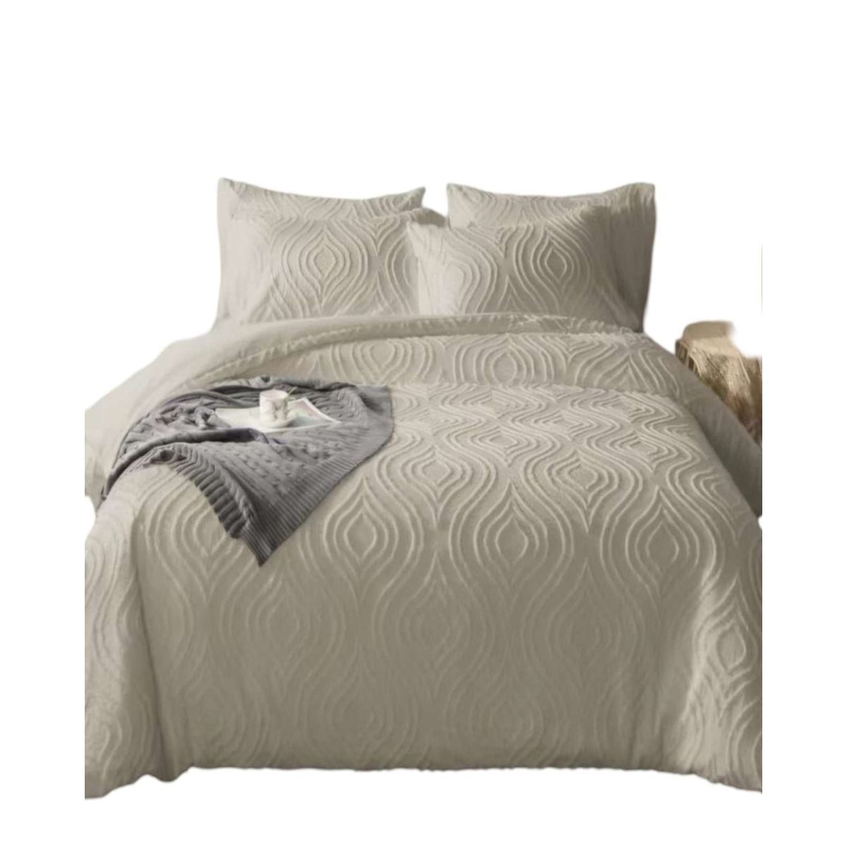 GENERICO - CUBRECAMA QUILT VERANO DELGADO NO ACOLCHADO KING