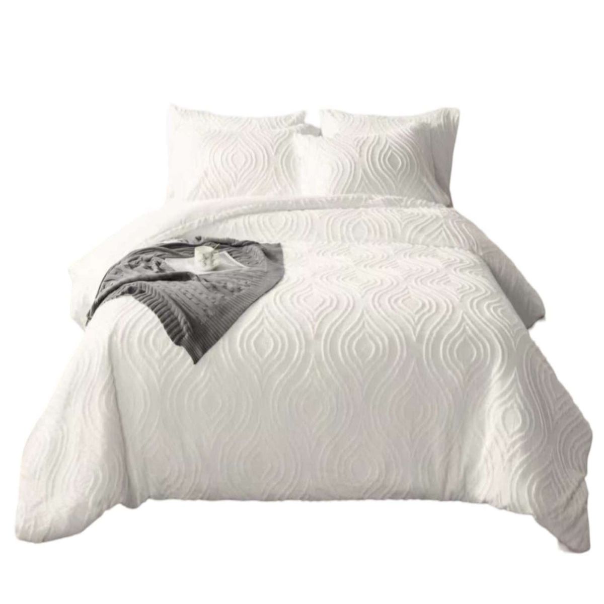 GENERICO - CUBRECAMA QUILT VERANO DELGADO NO ACOLCHADO KING