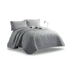 GENERICO - CUBRECAMA QUILT TUFTING DE LUJO SUAVE KING