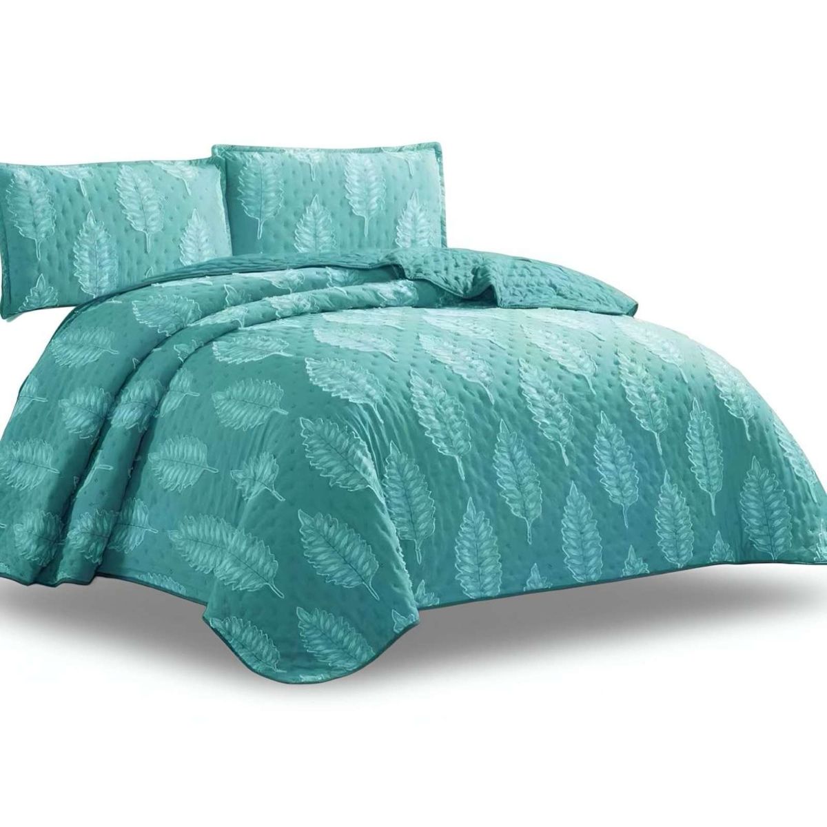 GENERICO - CUBRECAMA QUILT TUFTING DE LUJO SUAVE 2 PLAZAS