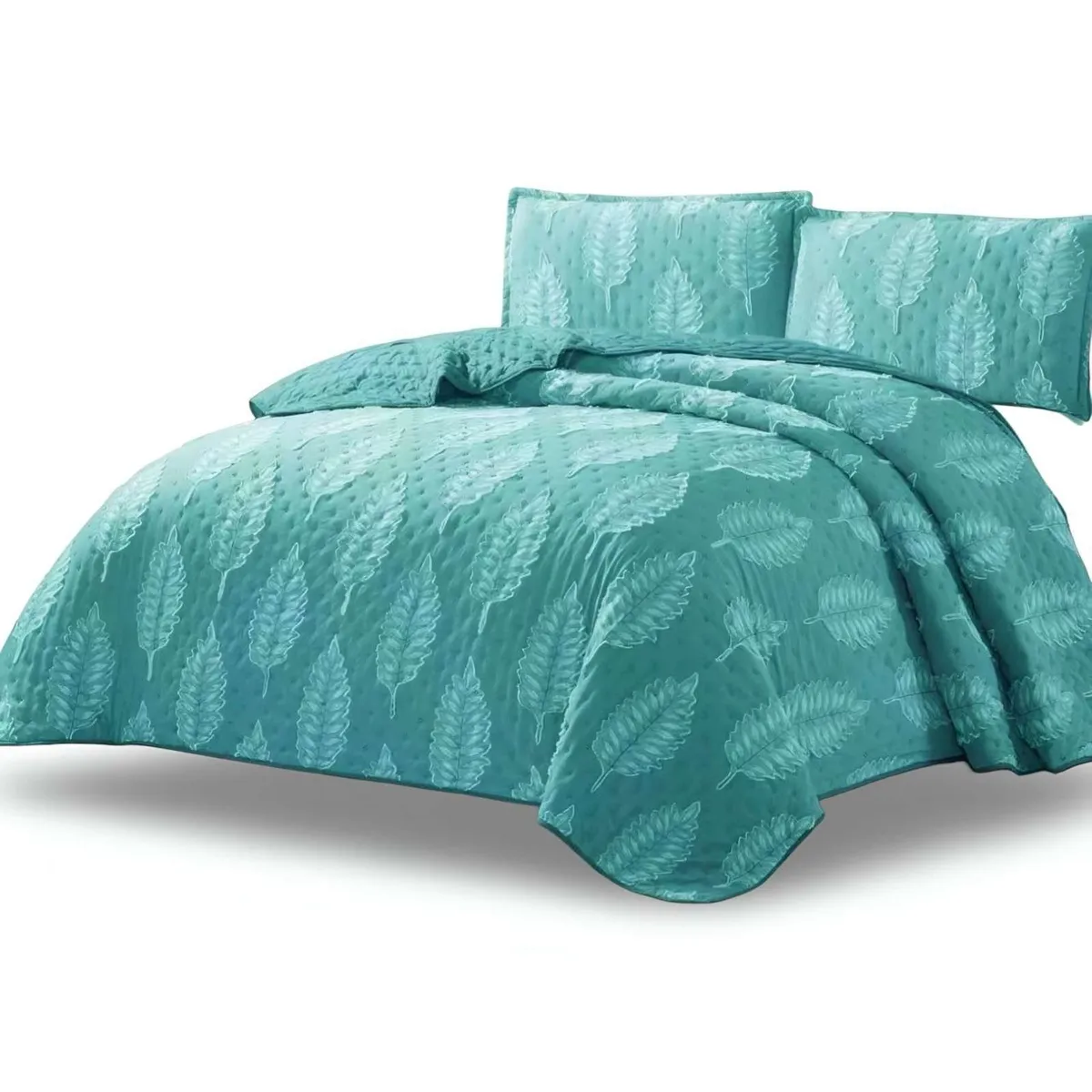 GENERICO - CUBRECAMA QUILT TUFTING DE LUJO SUAVE 2 PLAZAS