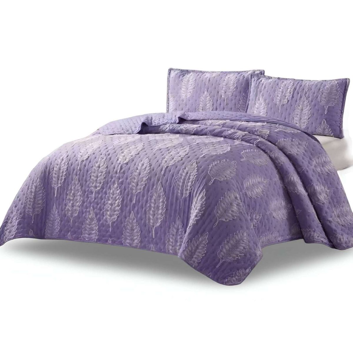 GENERICO - CUBRECAMA QUILT TUFTING DE LUJO SUAVE KING