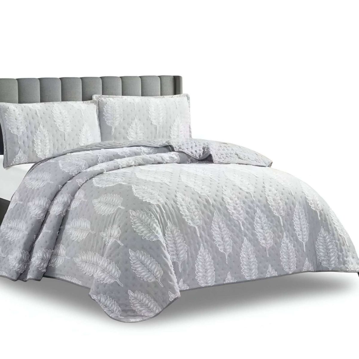 GENERICO - CUBRECAMA QUILT TUFTING DE LUJO SUAVE KING