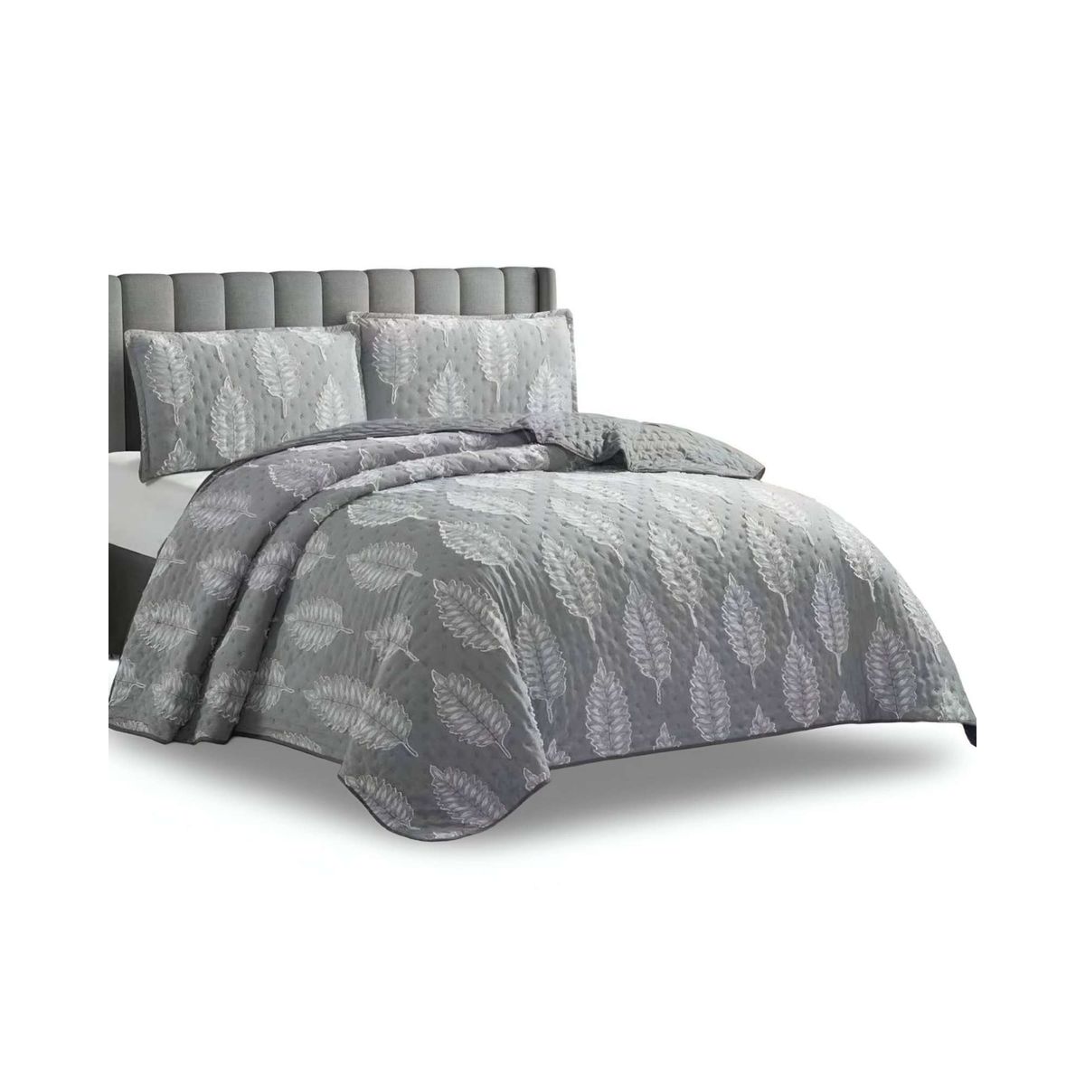 GENERICO - CUBRECAMA QUILT TUFTING DE LUJO SUAVE KING