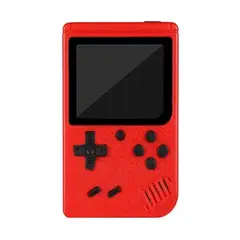 GENERICO - Mini Consola de Video juegos Portátil de 400 Juegos Color Rojo