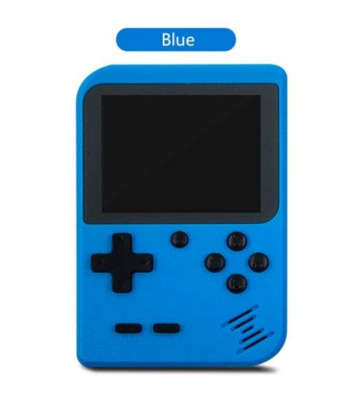 GENERICO Mini Consola de Video juegos Portátil de 400 Juegos Color Azul